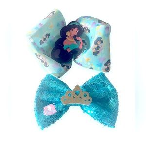Princess Jasmine hairbow set 🎀